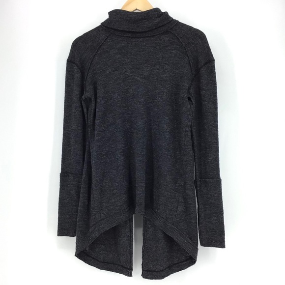 Women's Free People Hooked On You Turtleneck Top - Black
